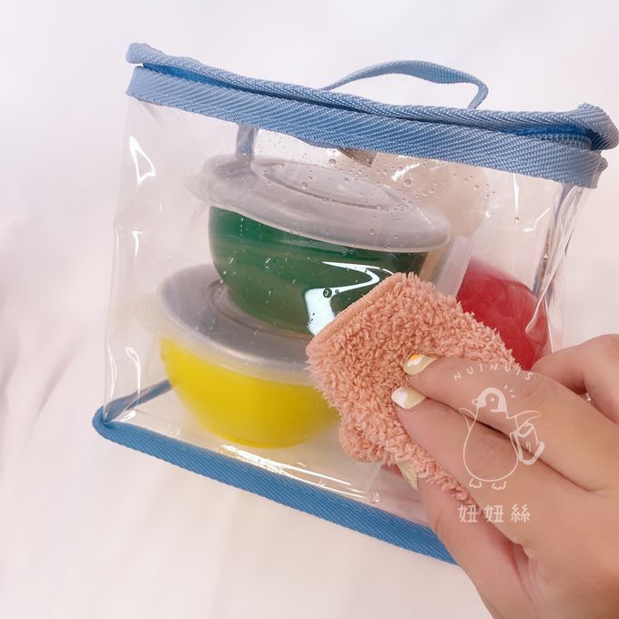 妞妞絲 - 透明收納袋-奶茶色 (XS)