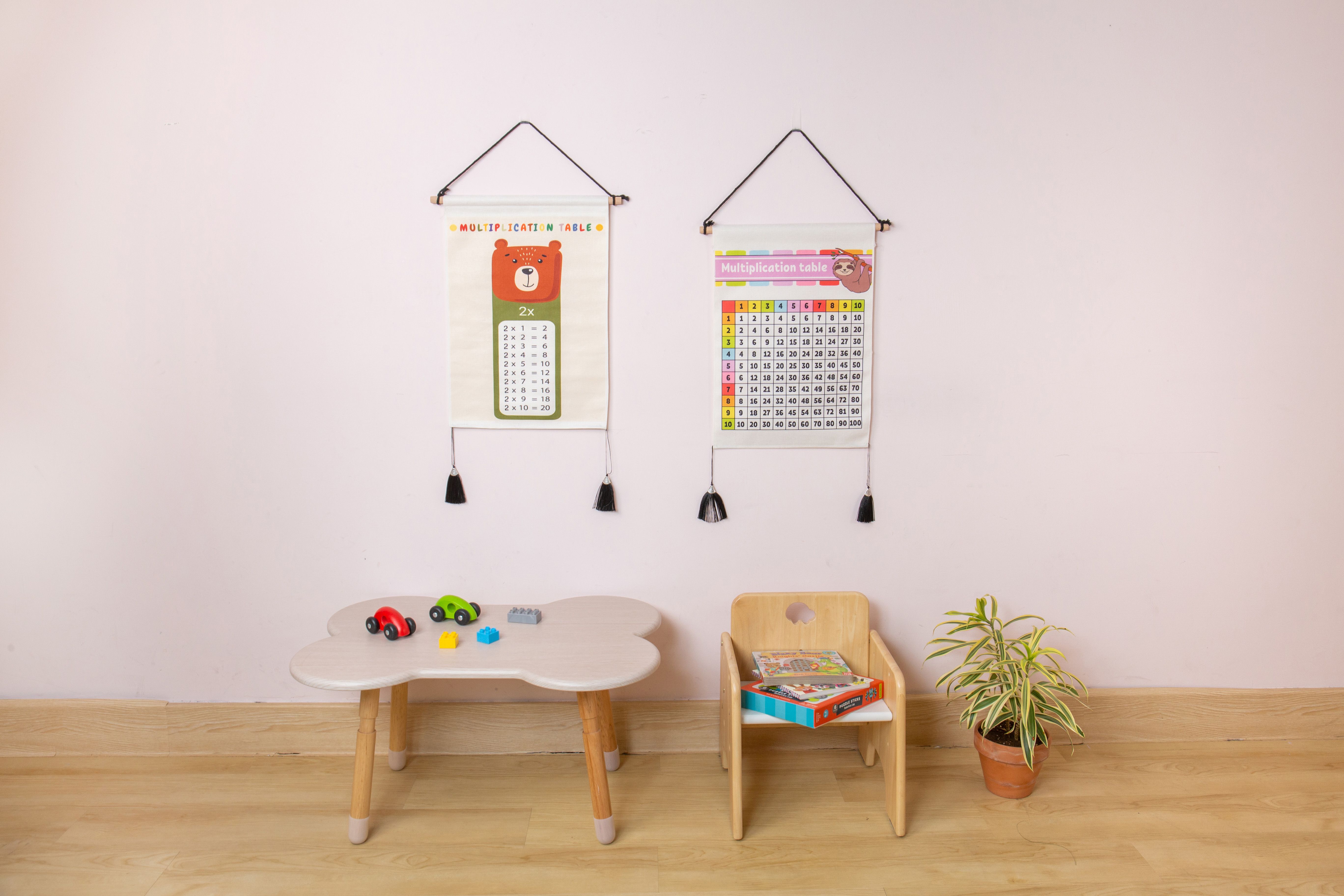 九九乘法掛畫-1~10倍數表 (35x50cm)