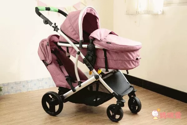 雙寶媽救星！義大利 AZZURRA 雙人＆單人推車，6m~3y 適用