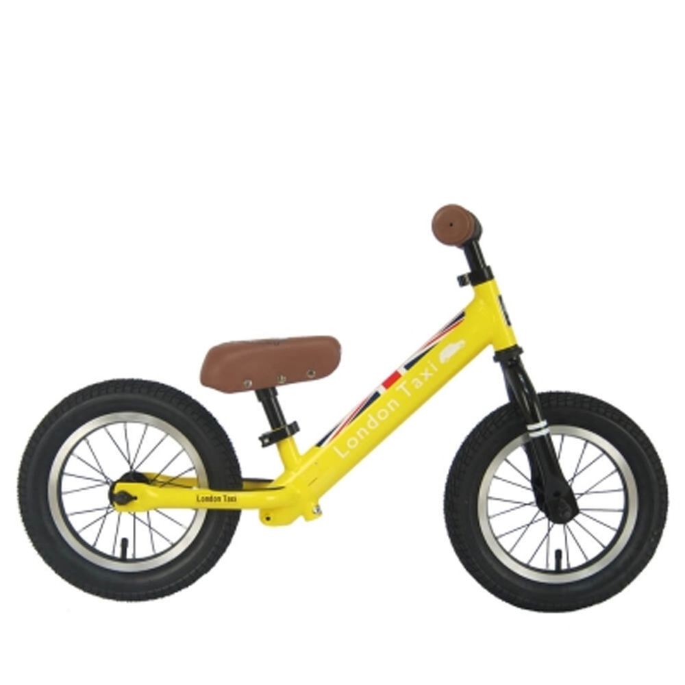 英國 London Taxi KickBike - 專業充氣胎幼兒平衡滑步車-黃