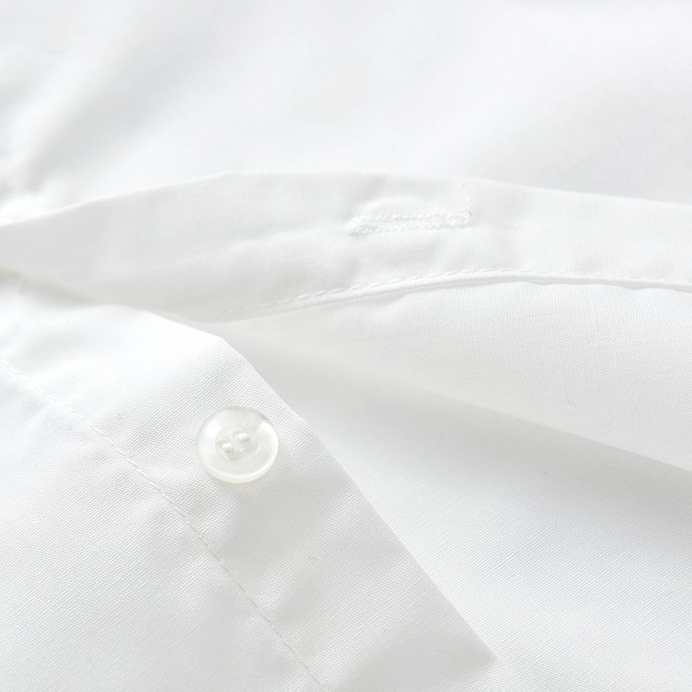 純白小紳士禮服襯衫-短袖-白色