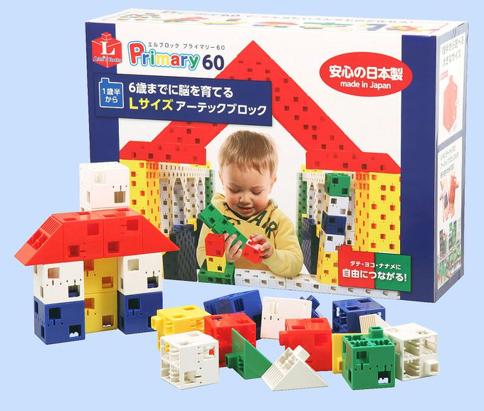 日本 Artec - LBlocks幼兒積木-60PCS