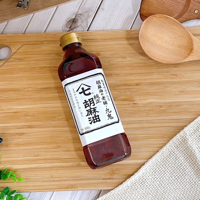 日本九鬼 - 純正山七胡麻油(600g)-1瓶/600g