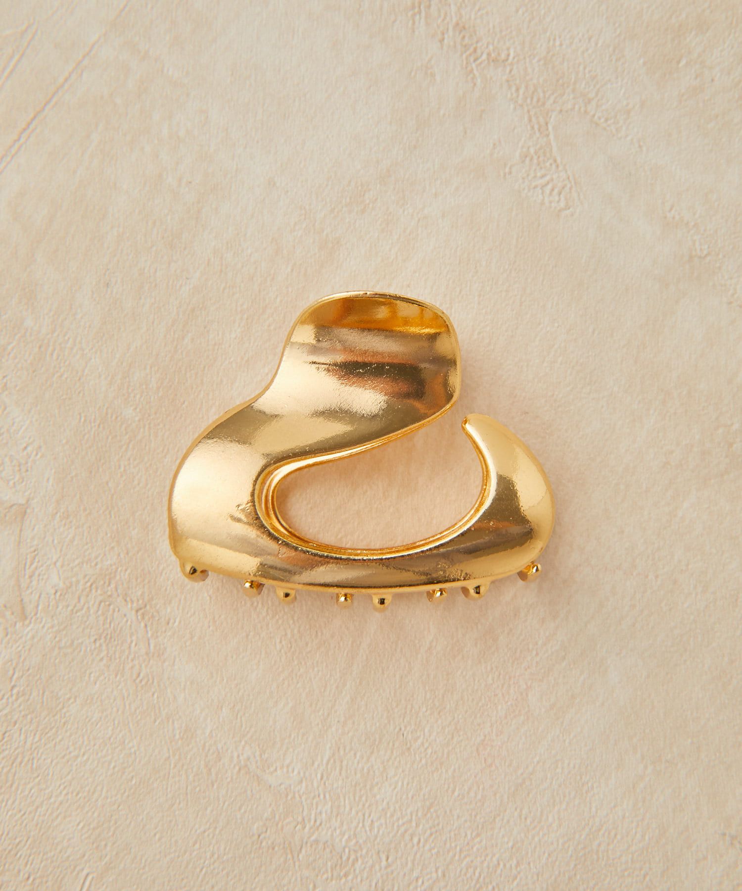 日本 Lattice - 時尚弧形金屬髮夾/鯊魚夾-金