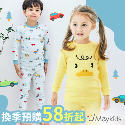 秋季薄長袖上新！【韓國 Maykids】兒童家居服睡衣，好穿回購率No.1✧