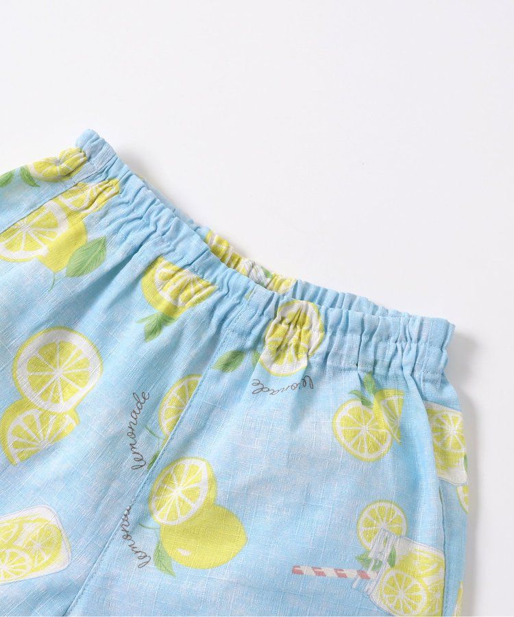 日本 apres les cours - 季節限量！清新可愛二件式甚平-彩虹西瓜-米白