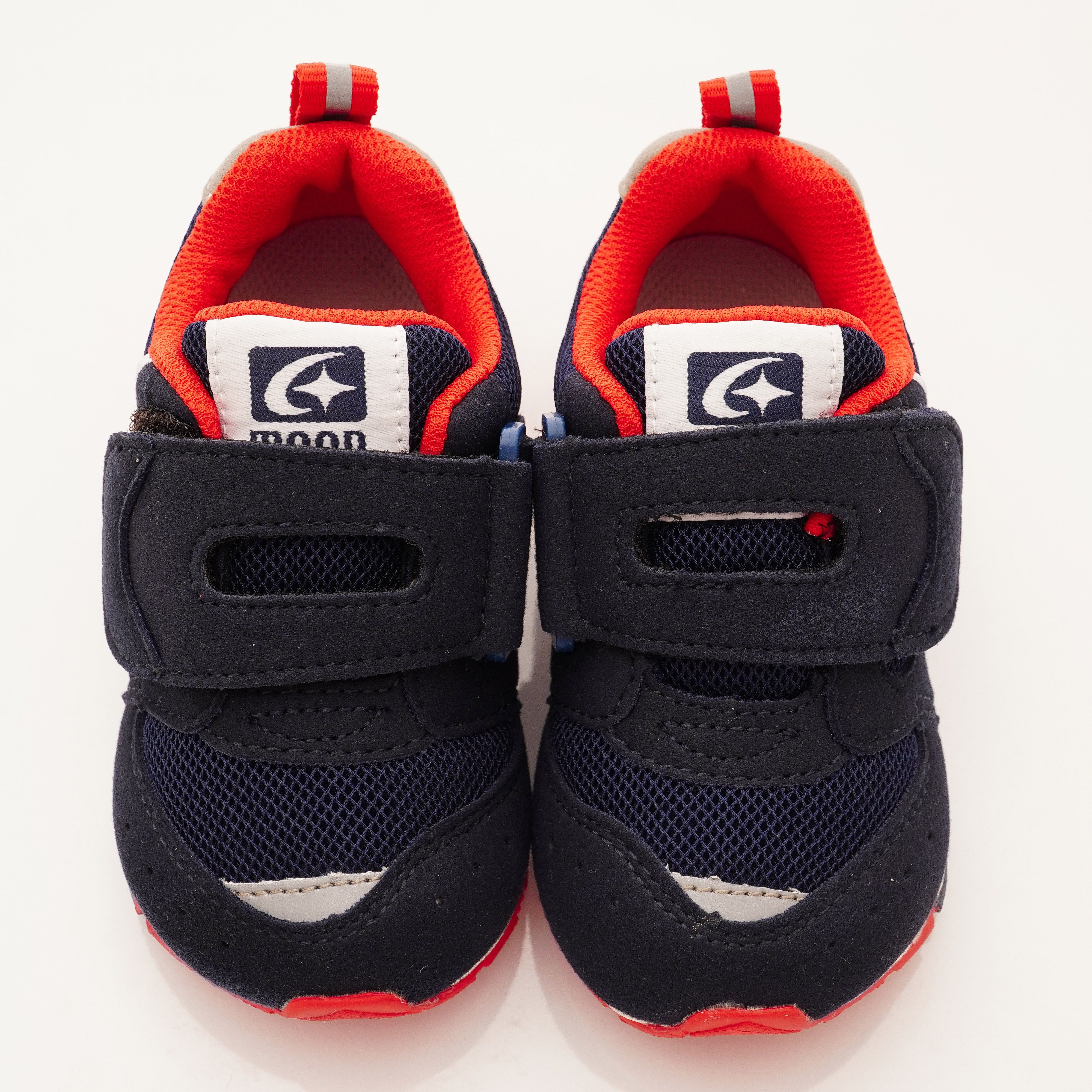 Moonstar日本月星 - 機能童鞋-HI系列2E學步鞋(寶寶段)-深藍/紅