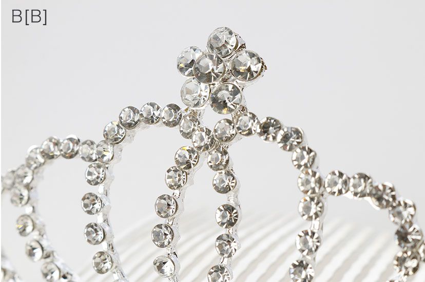 日本 Catherine Cottage - 閃閃發亮華麗皇冠髮飾-A款