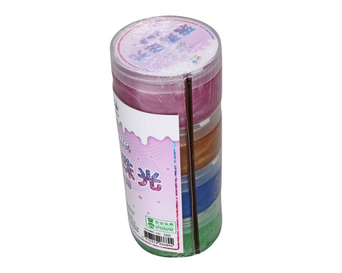 樂彩森林 - 琉璃珠光史萊姆4入(附小工具)