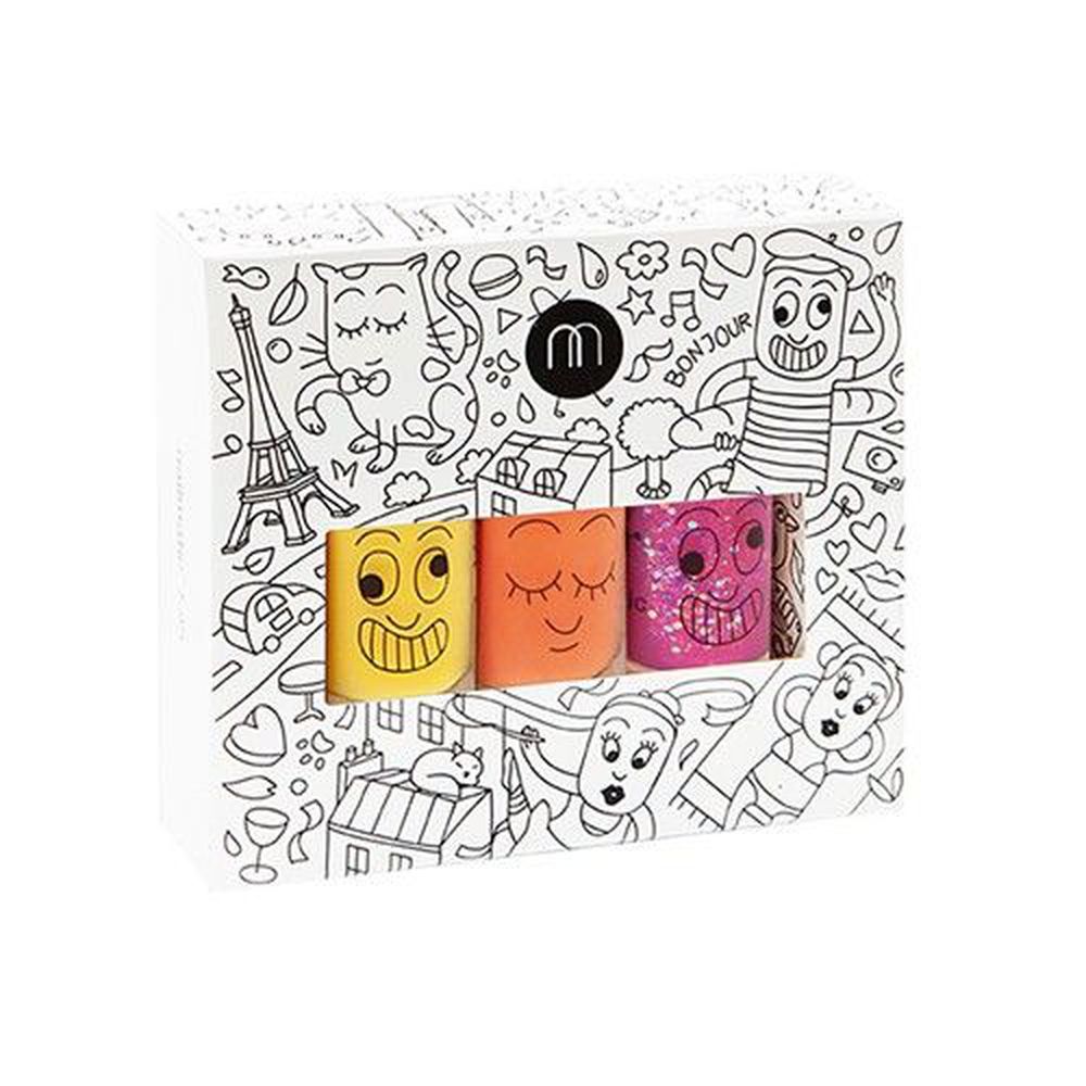 Nailmatic - Nailmatic 派對水漾亮彩指甲油(3入)-布蘭美+朵麗+雪碧指甲油-8ml*3