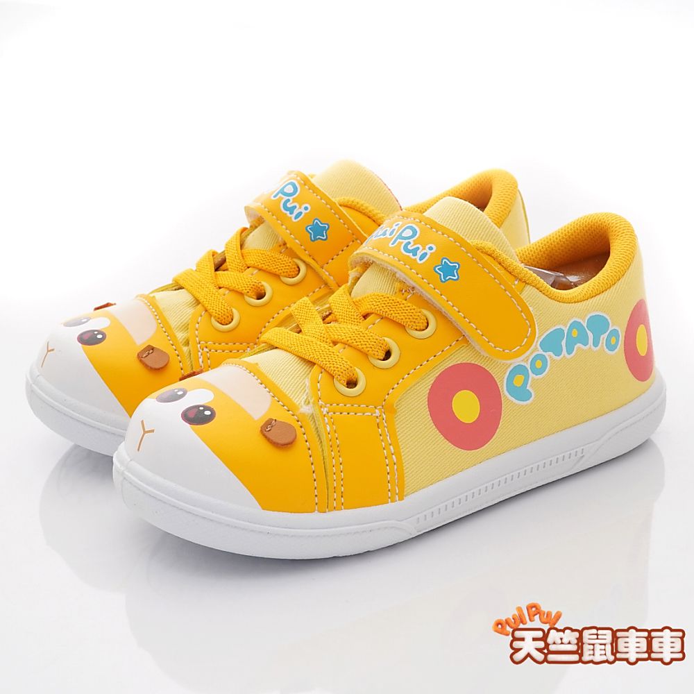 天竺鼠車車 - 台灣製天竺鼠車車休閒鞋(中小童段)-休閒鞋-黃