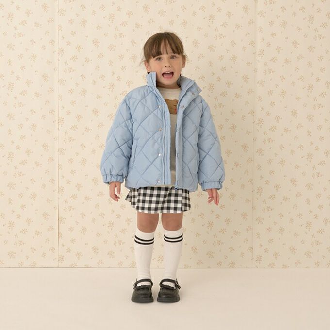 日本 Lycee mine - 注目斗篷領 柔軟絎縫保暖外套(領可拆)-可可