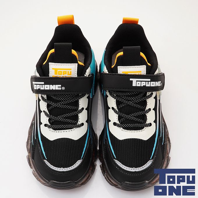 TOPUONE-潮流運動童鞋-623916黑(中大童段)-運動鞋-黑