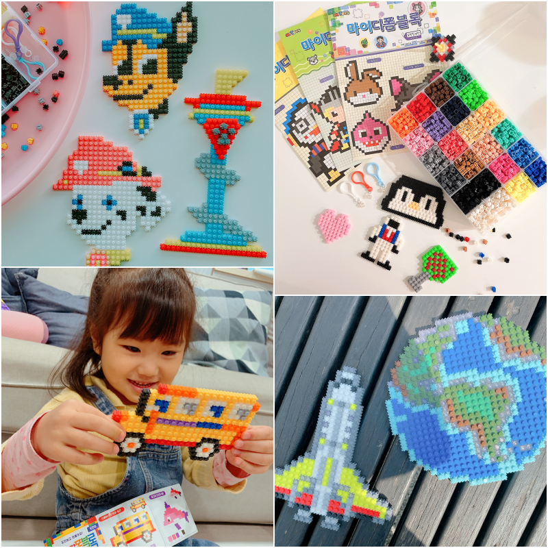 玩玩 Play - MYTOYS玩玩拼豆_8MM拼豆補充包-30白豆-約300顆