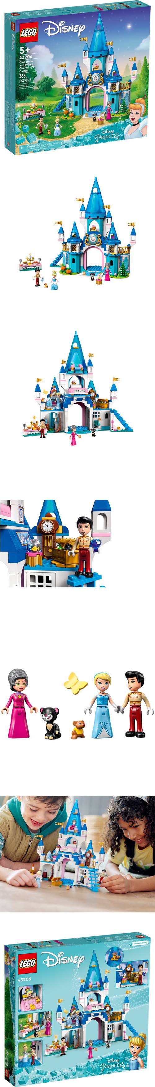 樂高 LEGO - 樂高積木 LEGO《 LT43206 》Disney Princess迪士尼公主系列 - Cinderella and Prince Charming's Castle-365pcs