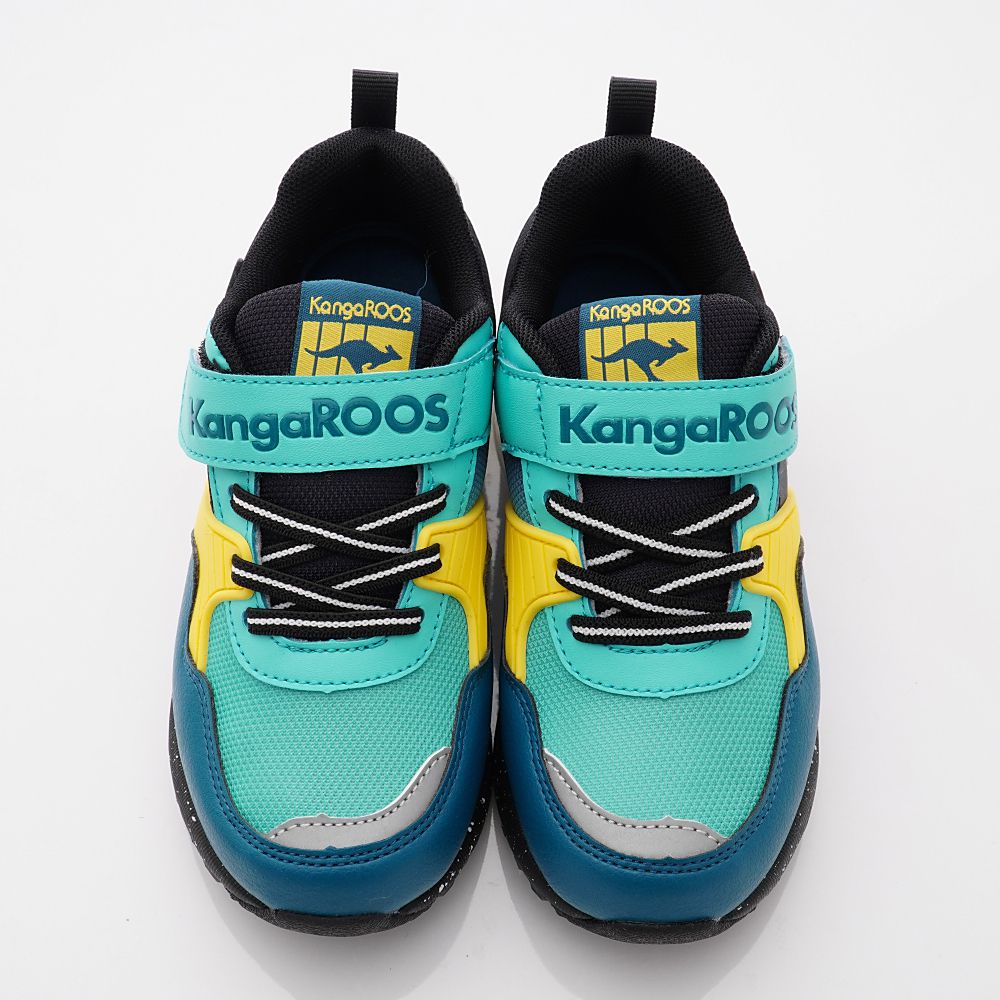 KangaROOS - 機能童鞋-袋鼠機能氣墊跑鞋款(中童段)-藍