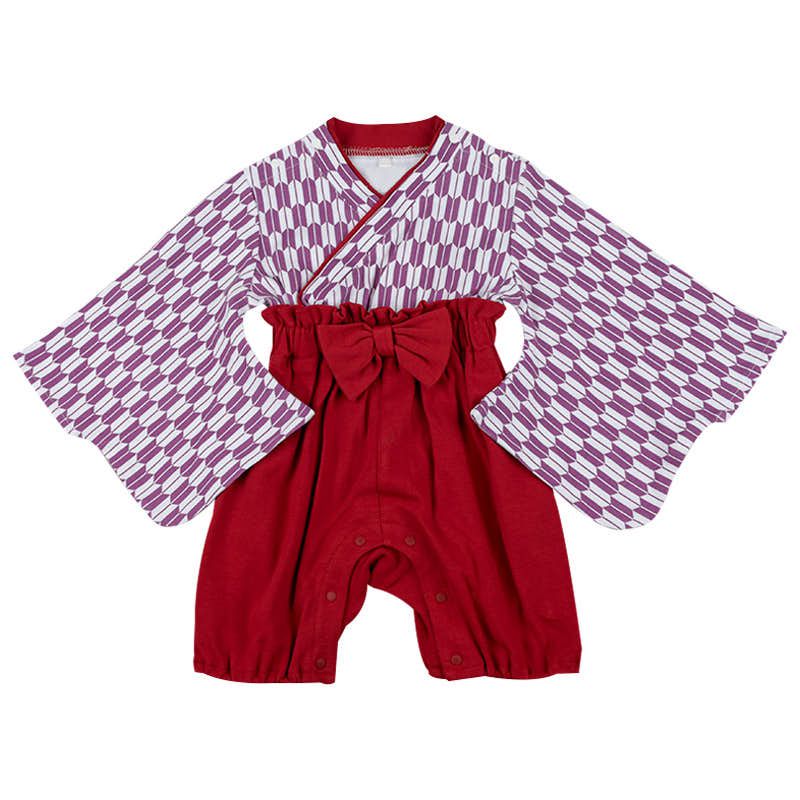 akachan honpo - 袴連身衣(包屁衣)-紅色