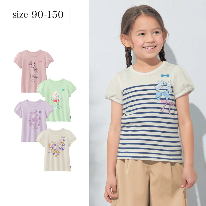 日本千趣會 - GITA 天竺棉印花短T-聖代甜點杯-薄荷