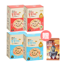 農純鄉 - 心干貝貝粥PLUSX2盒+乖乖豬豬粥PLUSX2盒