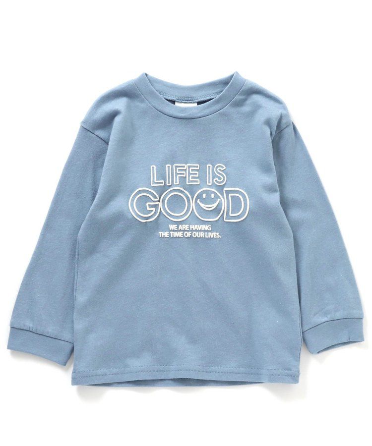 日本 BREEZE - 百搭舒適圓領薄長袖上衣-GO OUT-摩卡