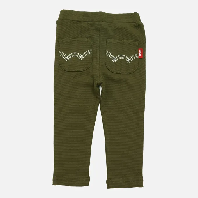 日本 Chil2 - EDWIN聯名 超彈性伸縮長褲-奶油杏