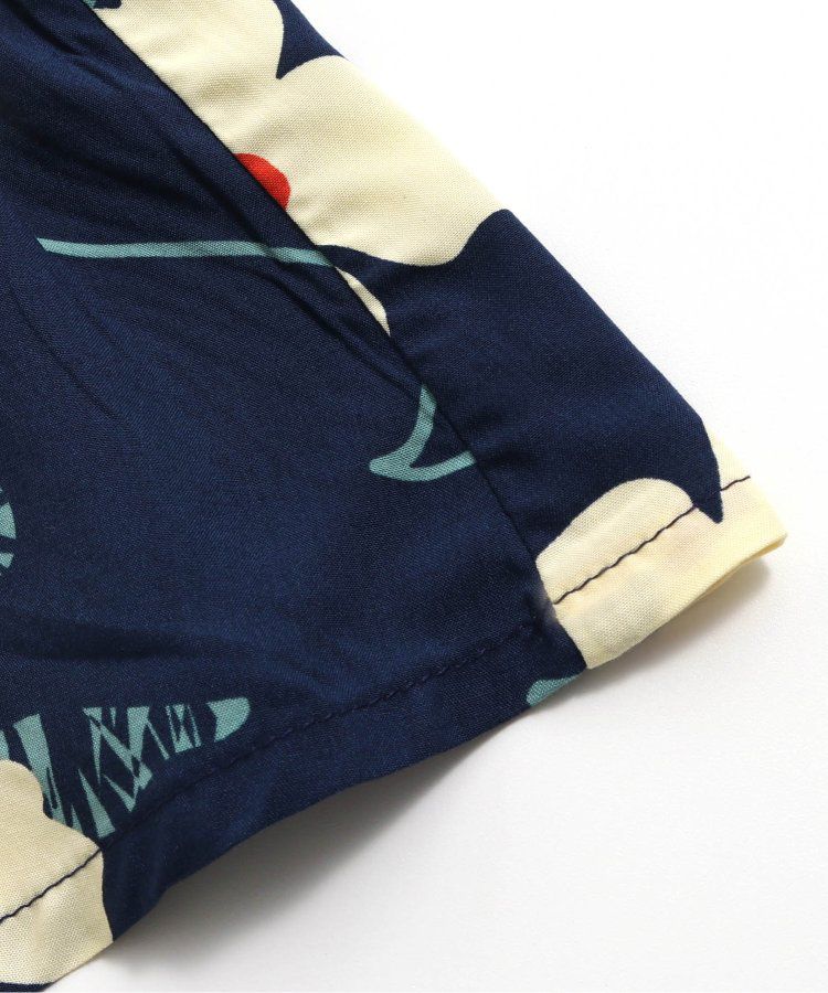 日本 BREEZE - Aloha夏日風格吊帶裙-大白花-海軍藍