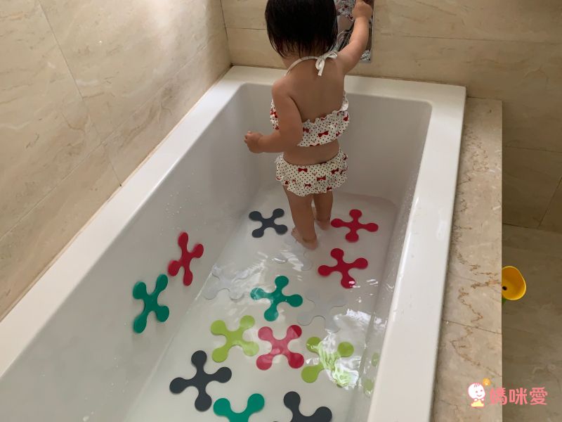 洗澡不滑倒【美國 PRINCE LIONHEART】拼圖防滑貼