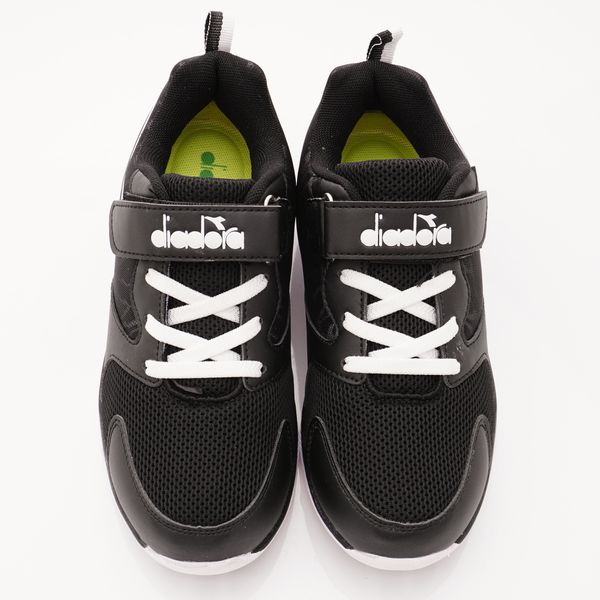 義大利 DIADORA - 競速運動鞋-3E避震Q彈跑鞋(大童)-黑