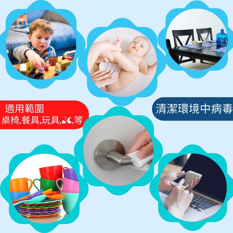 芊柔 - 清除腸病毒 厚型濕紙巾-80抽x12包/箱