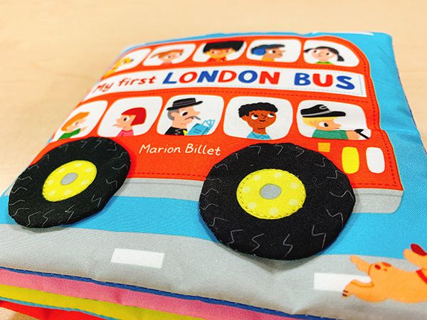 My First London Bus Cloth Book 我的第一本倫敦布書