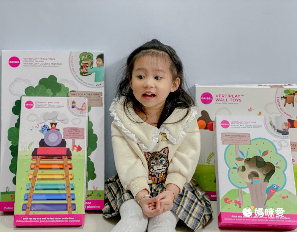 免收拾【新加坡Oribel】壁貼玩具，貼在牆上想玩就玩！