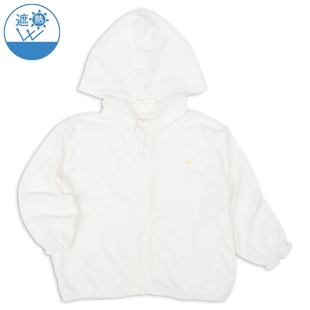 隔熱連帽外套-白色