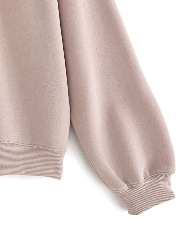 日本 GRL - 可愛小熊印花大學T-粉紅 (F)