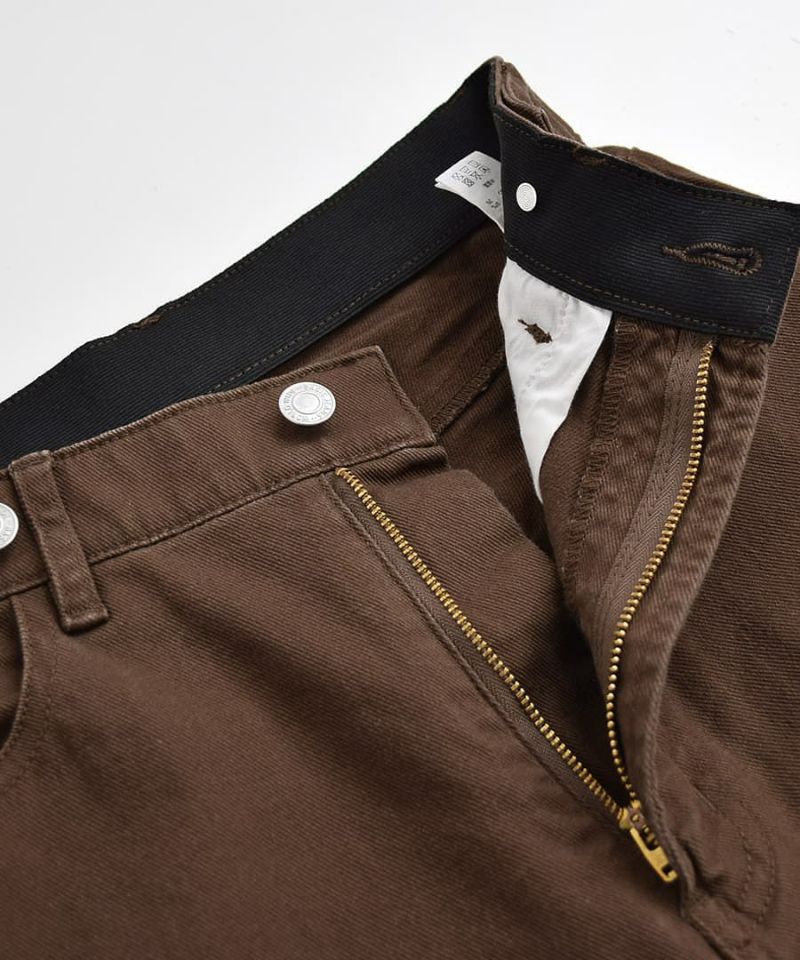 日本 zootie - 熱銷款 舒適彈性直筒褲-可可