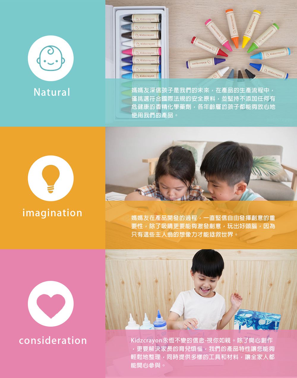 kidzcrayon - 兒童無毒顏料(手指膏/流體畫)250ml補充瓶-白