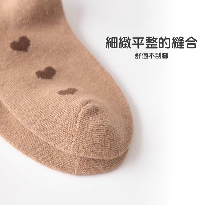 腳ㄚ子 - 幼/兒童棉質中筒襪 童襪 襪子 棉襪 兒童襪-小熊餅乾