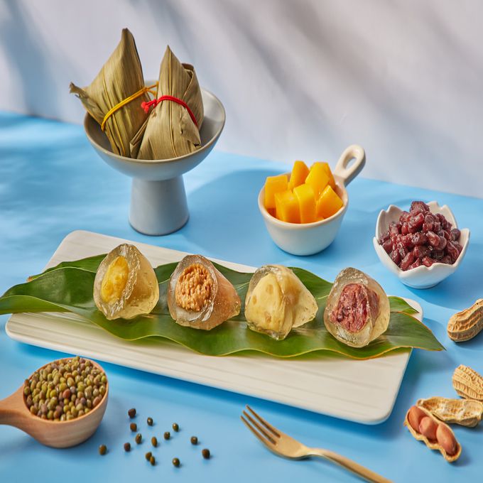 拌伴餐飲 - 佬港冰室-水晶冰粽禮盒組8入-480g/盒60gx8入