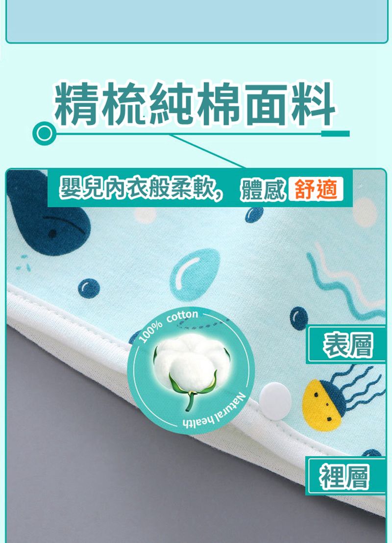 Vanibaby - 寶寶高腰防水隔尿褲2入替換組(0-4歲)