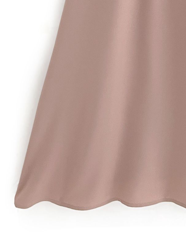 日本 GRL - 法式優雅撞色收腰雪紡洋裝-深藍x白 (F)