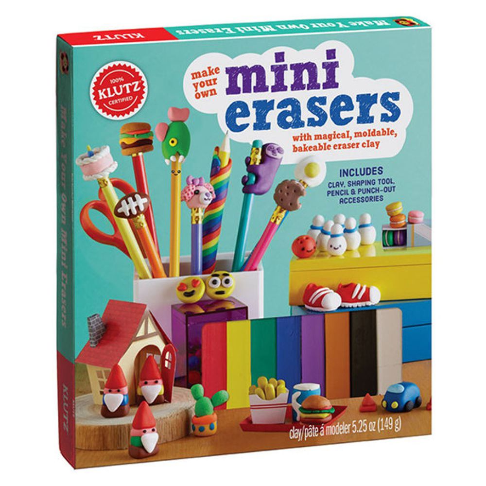 美國KLUTZ創意遊戲書 - DIY創意橡皮擦-Make your own mini eraser
