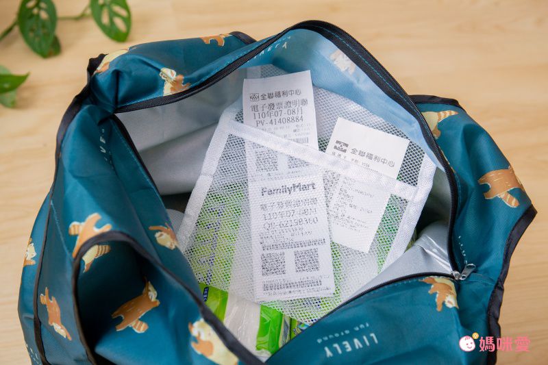 日本 Chepeli - 大容量保冷購物袋(可折疊收納)-刺蝟-深藍-15L/耐重10kg