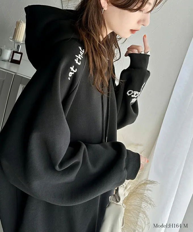 日本 Classical Elf - Java 刺繡logo寬鬆版型帽T-海軍藍