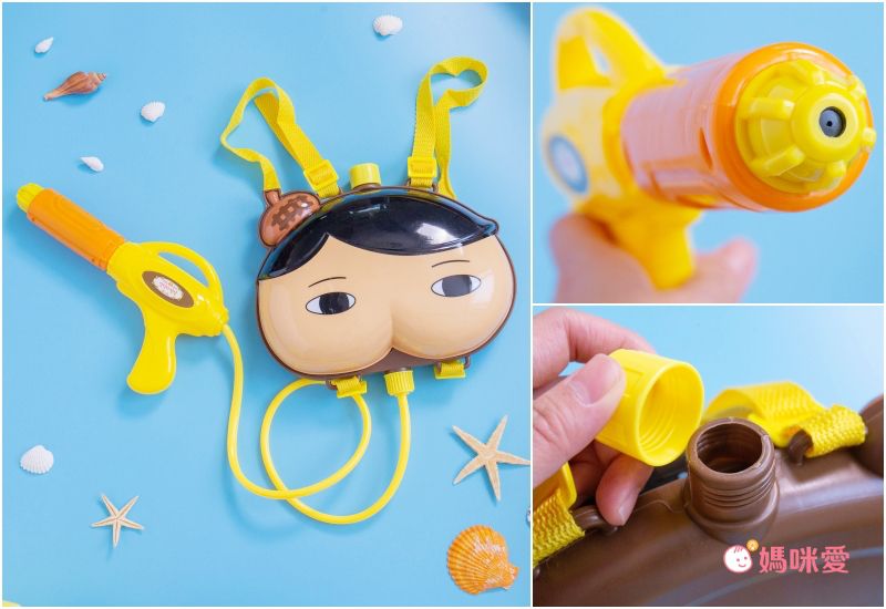 韓國 Winnie Connie - 屁屁偵探後背式水槍 (適用:3-8歲)