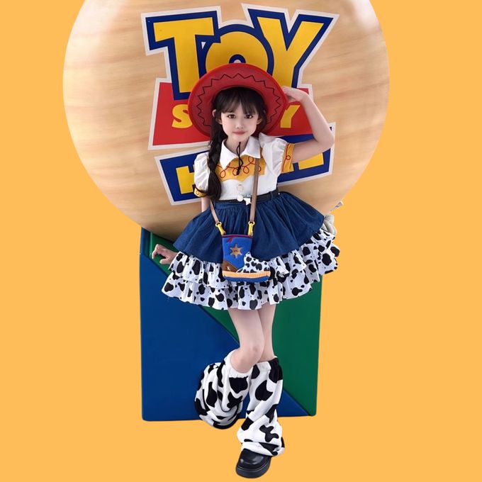 玩具人牛仔崔絲洋裝-萬聖節造型服