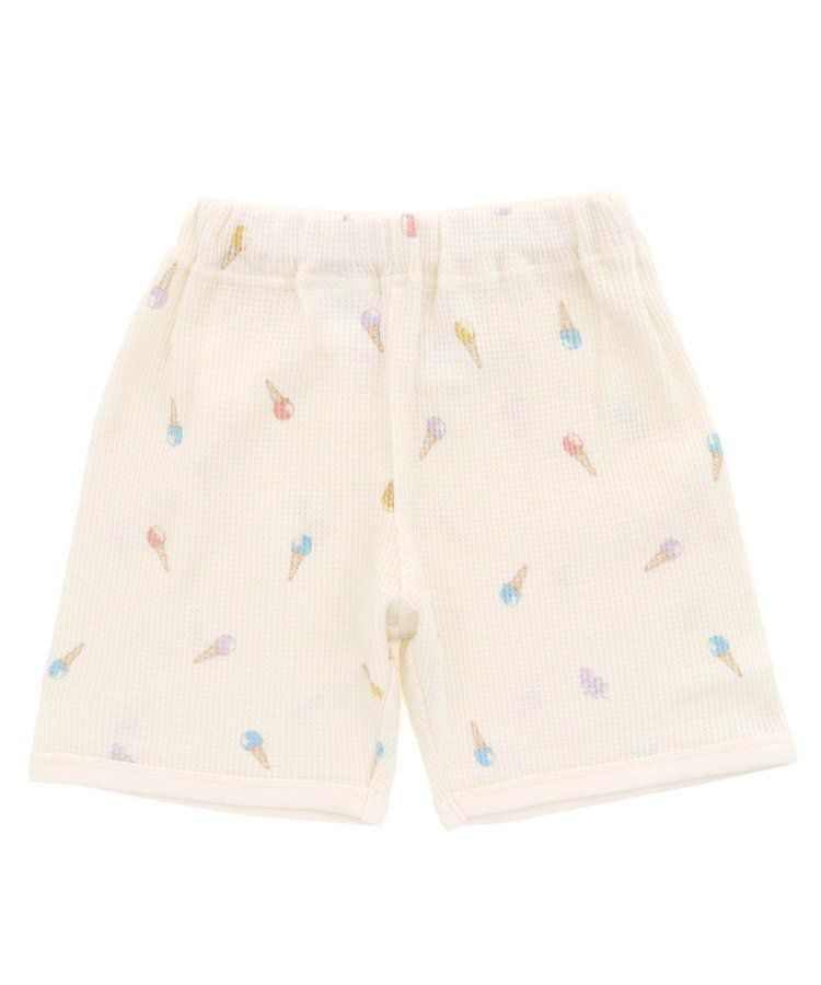 日本 apres les cours - 舒適華夫格短袖成套家居服-車車-灰藍