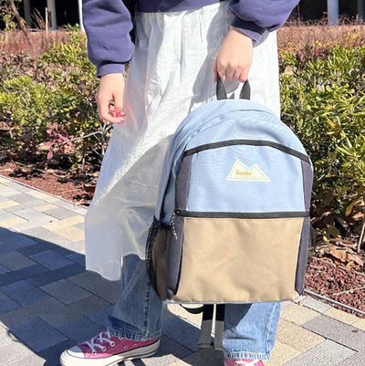 日本BEEM - Boite OUT DOOR防潑水輕便後背包-藍色