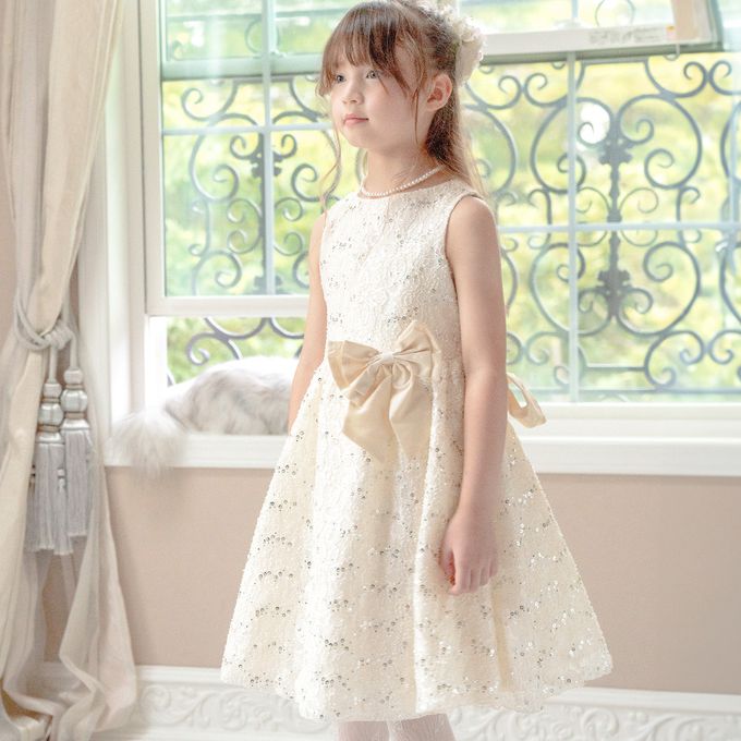 日本 Catherine Cottage - 優雅千金亮片蕾絲洋裝/小禮服-紫丁香