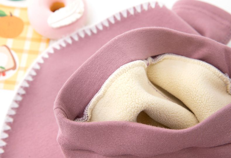 FANMOU - 加絨加厚保暖內搭褲裙-小小愛心-黑色