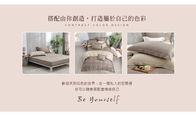 鴻宇 HongYew - 枕套2入/ 天絲300織 / 素色 天絲 萊賽爾-芙米勒