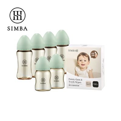Simba 小獅王辛巴 - 新生兒蘊蜜鉑金口腔清潔組-新生適用-綠沐
